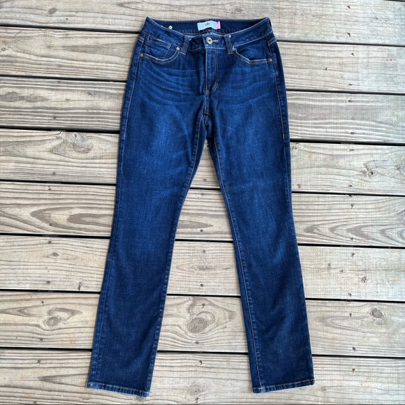 CAbi Denim - Cabi size 4 high straight dark  wash jeans